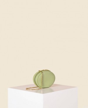 Women's Cafuné Egg Chain Mini Bags Green | VJO7767HF