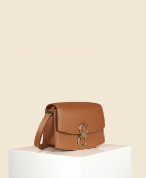 Women's Cafuné Small Pendulum Crossbody Bags Brown | CEA8151IF