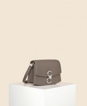 Women's Cafuné Small Pendulum Crossbody Bags Grey Brown | WYE82100CB