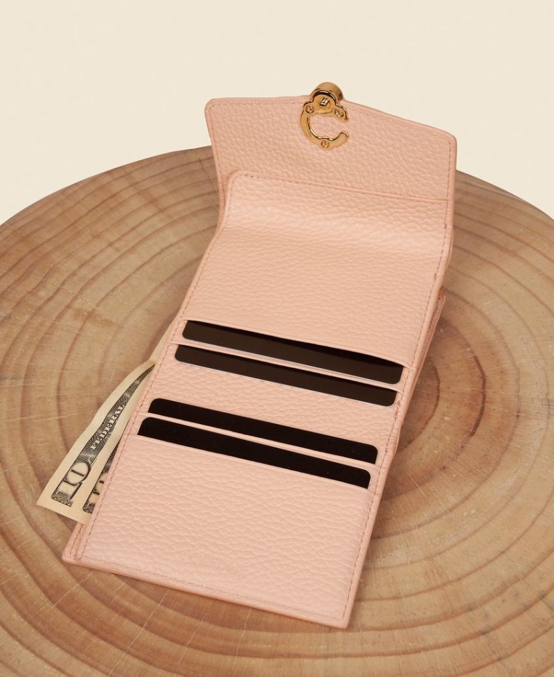 Women's Cafuné Double-C Wallets Pink | RAI1312GH