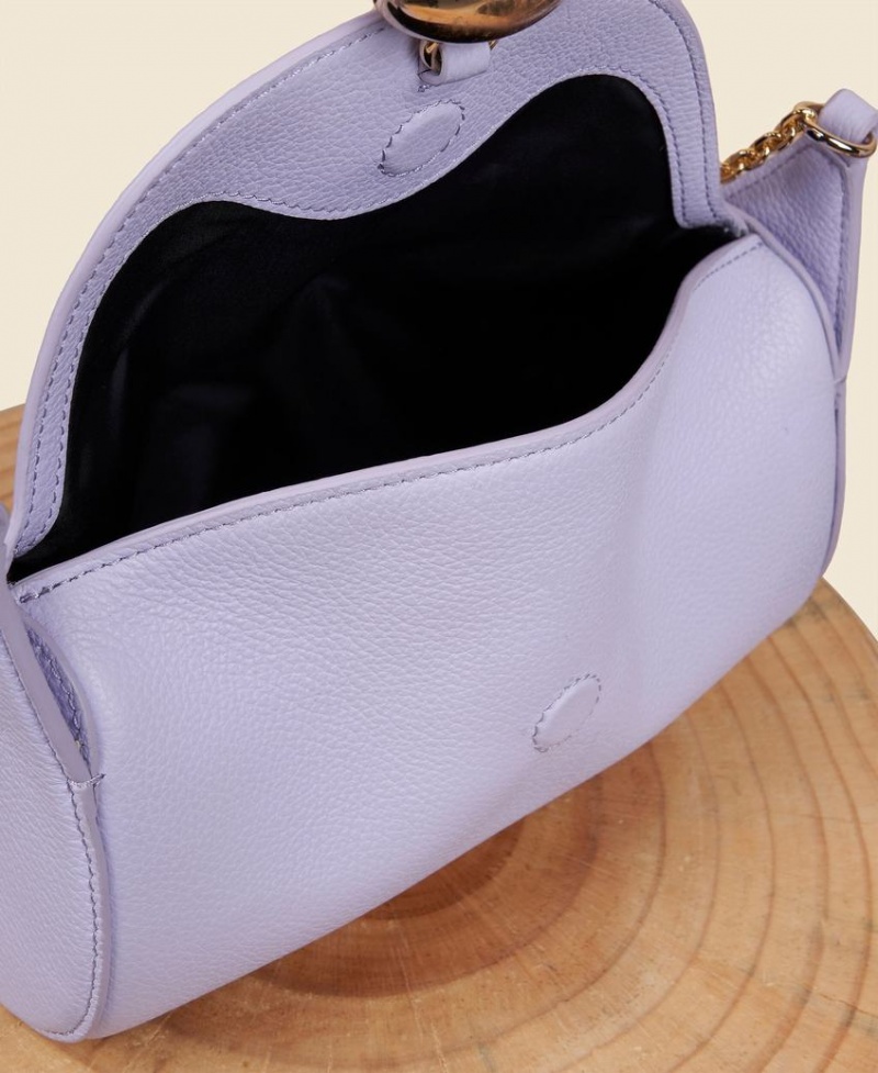 Women's Cafuné Mini Drop Duffel Shoulder Bags Purple | MNS3292ZA