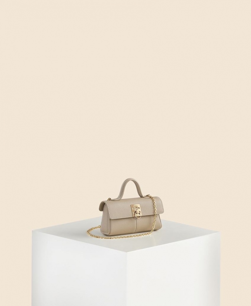 Women's Cafuné Mini Stance Box Set Mini Bags Beige | JGM2515JP