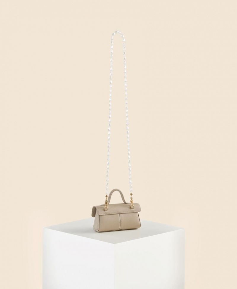 Women's Cafuné Mini Stance Box Set Mini Bags Beige | JGM2515JP