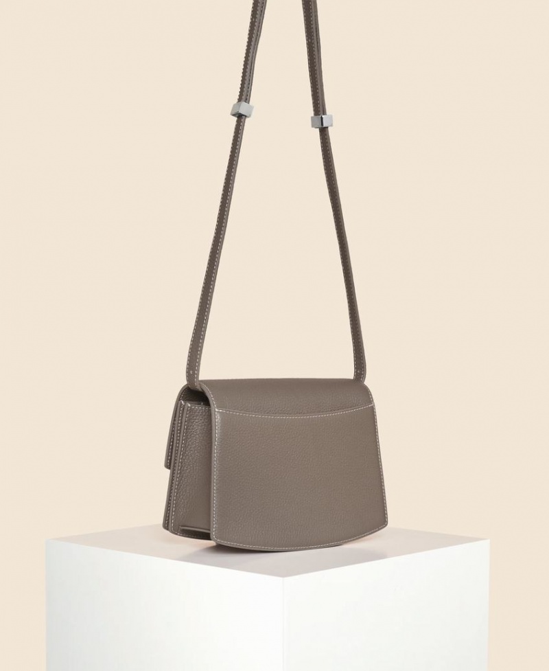 Women's Cafuné Small Pendulum Crossbody Bags Grey Brown | WYE82100CB