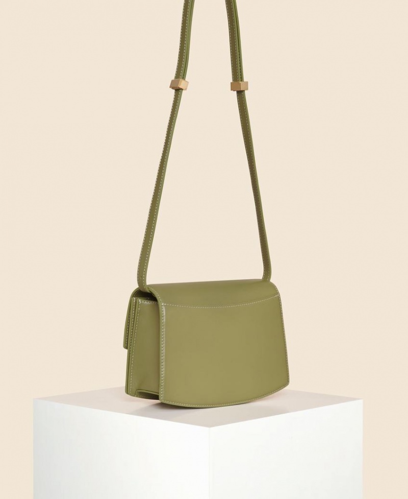 Women's Cafuné Small Pendulum Crossbody Bags Green | XZE5130YQ